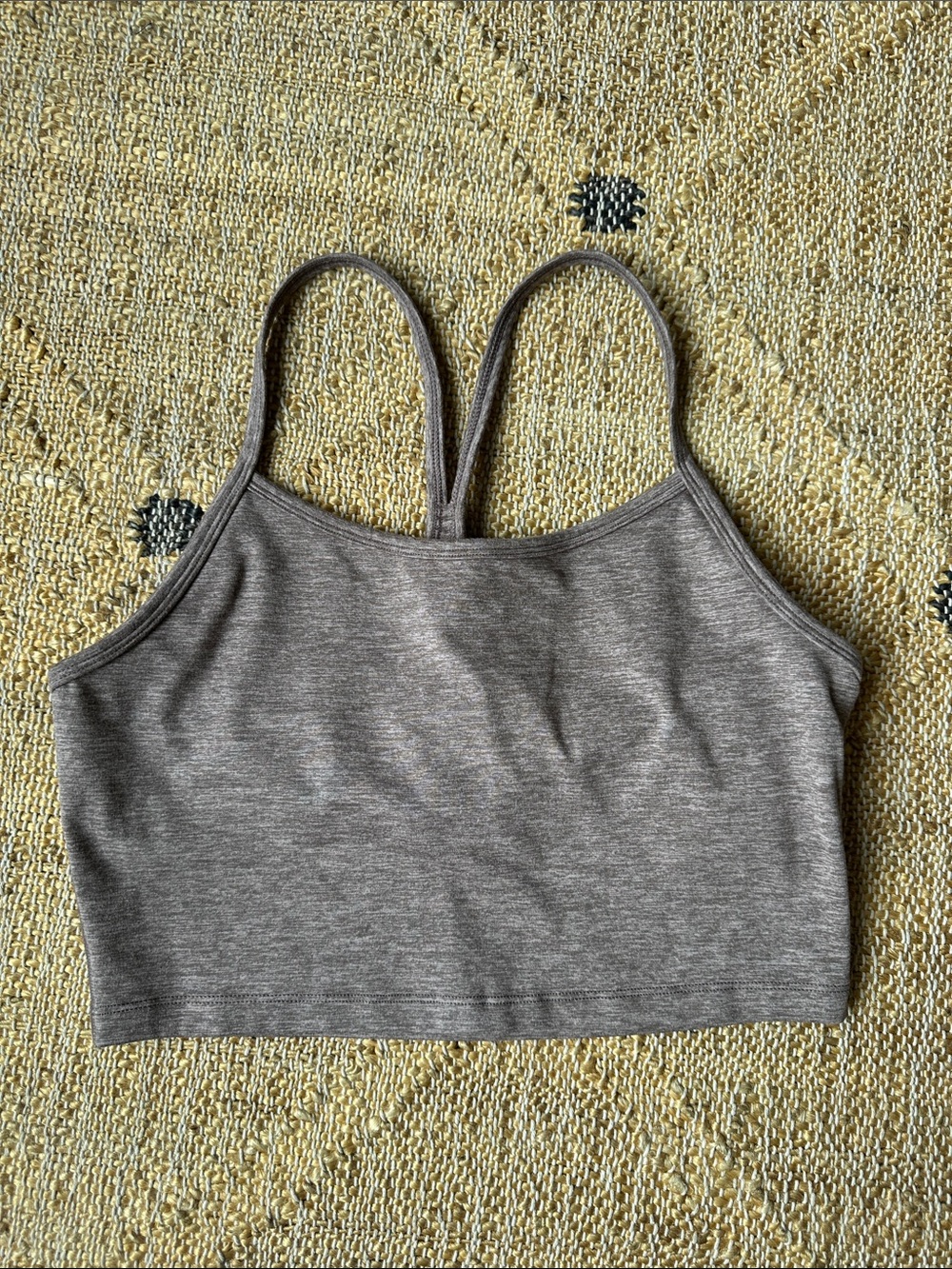 Seamless Heather mocha Bralette Top